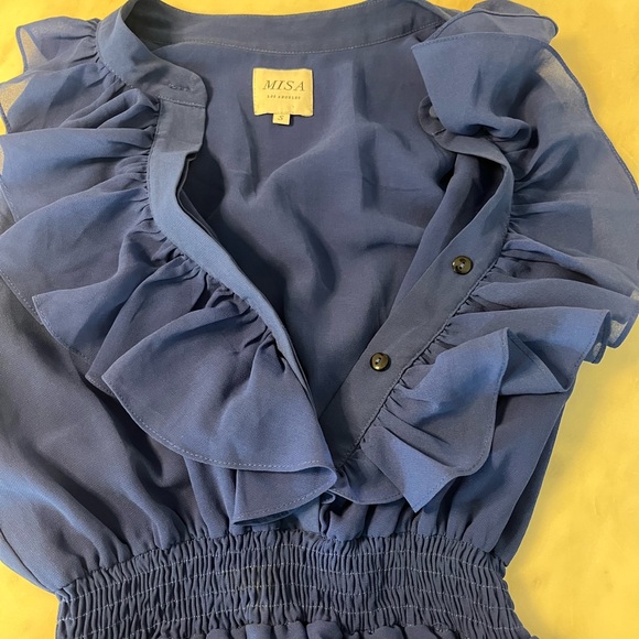 Blue MISA Dress - Picture 3 of 6